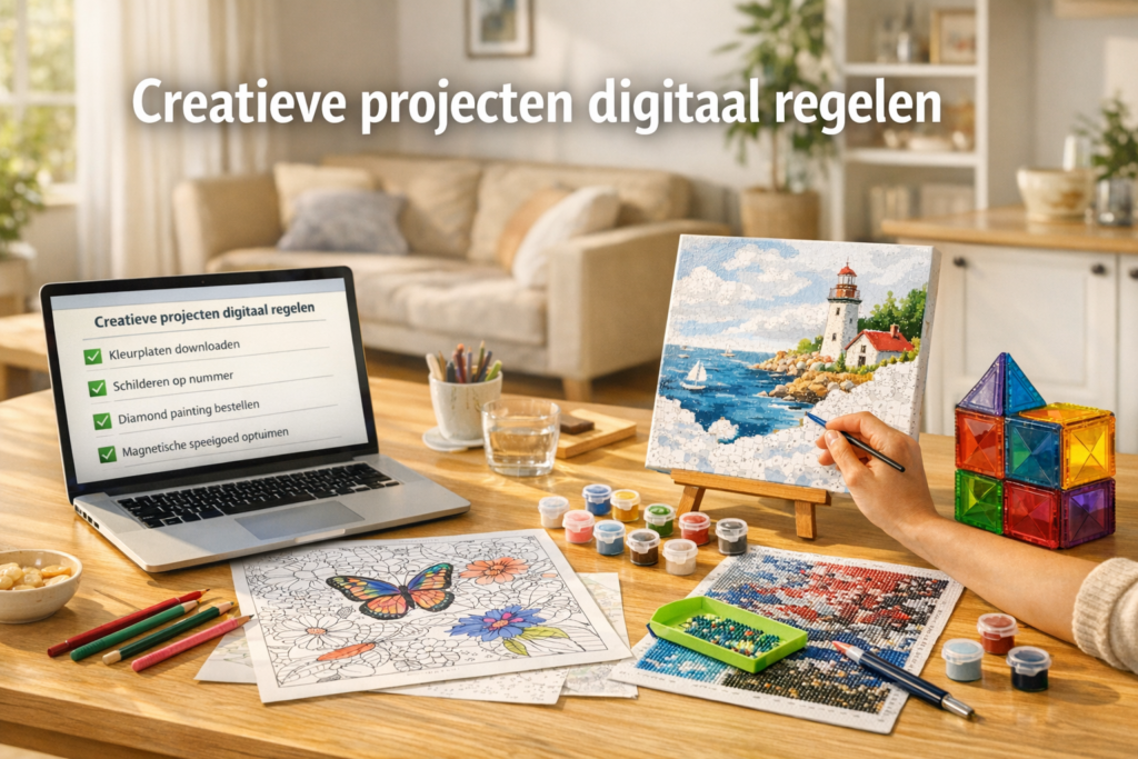 Creatieve projecten digitaal regelen
