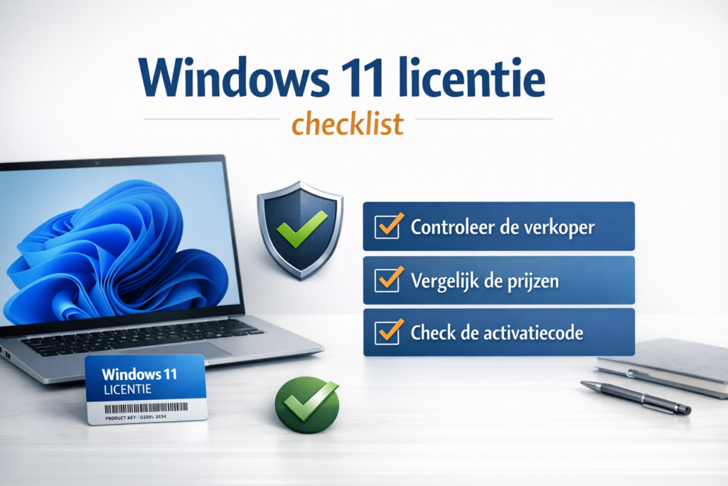 Windows checklist voor veilige softwarelicenties