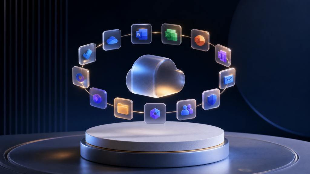 Microsoft 365 abonnement met gekoppelde apps